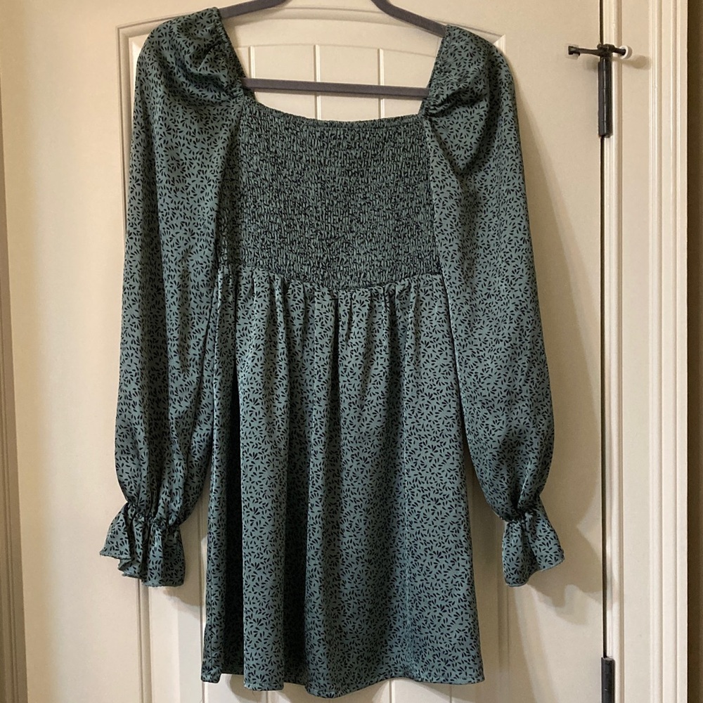 Missguided Gray and Black Patterned Fabric